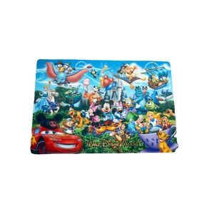 Disney‎ World Lenticular Placemat Mickey & Friends 3D Plastic Rare VTG Wall Art